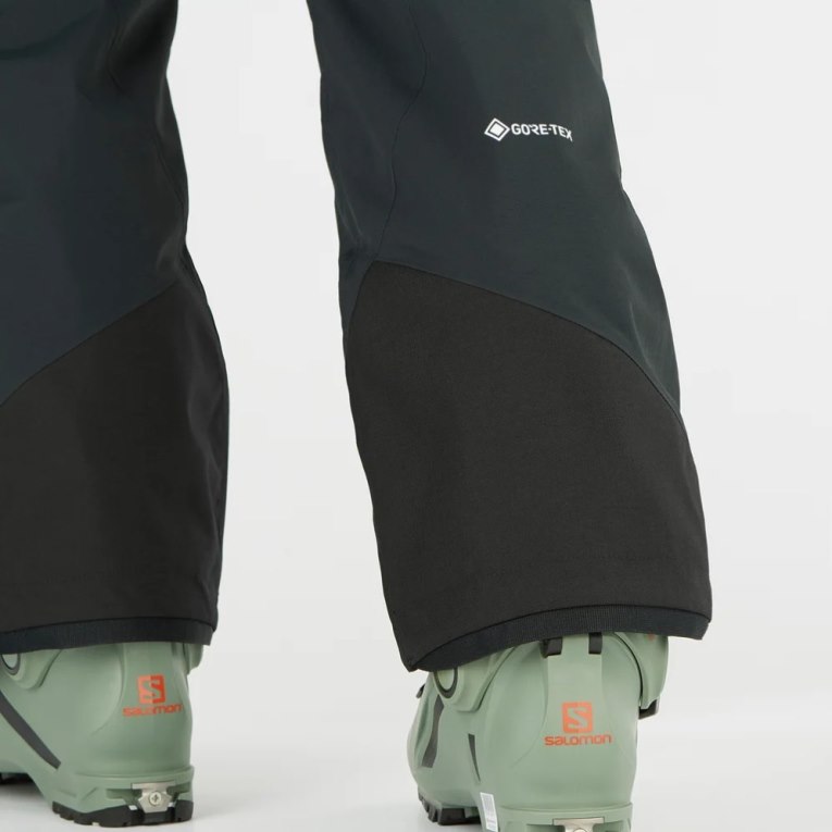 Pantalones De Esquí Salomon Gravity Gore Tex Hombre Negros | MX KTQL018